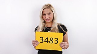 CZECH CASTING - EXCITING BLOND HAIR GIRL ANGEL VERONIKA (3483)