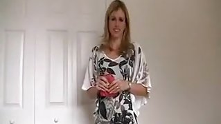 Good Milf sucks her mans cock every morning.