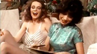 Two shiny adorable bitches merge into passionate sex