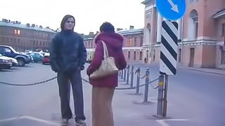 Horny old lady seduces him because she needs to get laid