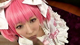 Madoka Magica Japanese Asian cosplay - chika arimura