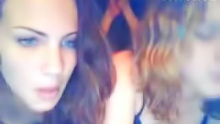 Very Sexy Girls Get Drunk and Play for the Webcam in a Hot Video