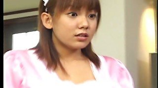 Sexy and hot teen cutie Eri Yukawa masturbating in the restroom