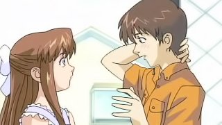 Sweet Couple Go Hardcore Together After Studying In An Anime Video
