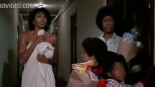 Extremely Beautiful Ebony Star Pam Grier Flashes Her Meaty Knockers