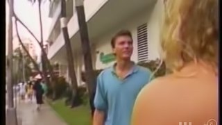 Kaitlyn Ashley blows and gets her twat fucked from behind outdoors