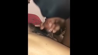 Masked whore in cheap hotel sucking dick