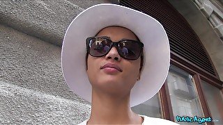 Short Haired African Fashion Model Fucked For Cash 1 - Halona Vog