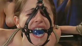 Small Tit Screams Her Lungs From Hardcore BDSM Domination!