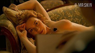 Mesmerizing and eye catching actress Kate Winslet in some bed scenes