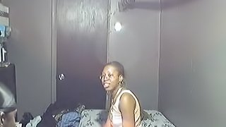 Non nude video with a black girl shaking her nice round black ass.