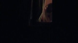 Candid babes getting their panties off in bedroom window voyeur video