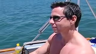 Jewel and Peter North big cock boat fucking action