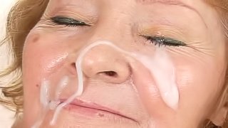 Hot compilation of mature ladies getting facialized