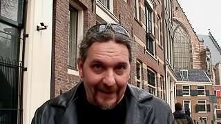 A tourist puts it to a hooker during his trip to Amsterdam