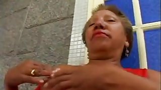 49yr old Black Granny Maria Sucks and gets Fucked Good