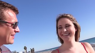 Hardcore sex in the beachside RV with a super slut