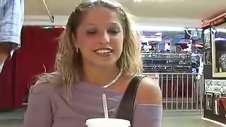 Sex hungry Tiffany gets fucked hard by two strangers