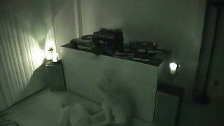 Hidden cam scene with a couple having oral sex in a hotel