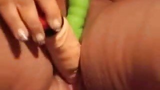 My insatiable BBW wife uses her toys to satisfy herself