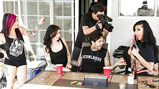 Joanna Angel in Between Scenes Hang Out Sex 2, Scene #01 - BurningAngel