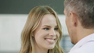 Hot young model Jillian Janson spreads her ass cheeks for anal fuck