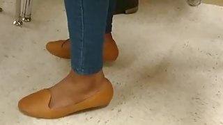 My Friend's Candid Shoeplay in School