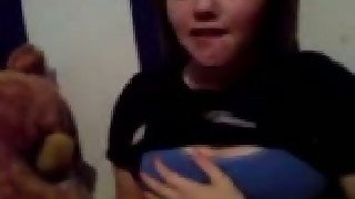 Slutty and chunky emo bitches flashing their tits on the POV cam