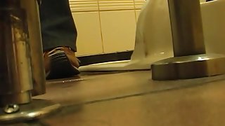 Compilation of public toilet pissing