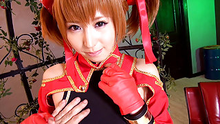 Hottest Japanese chick in Amazing JAV censored POV, Hairy scene