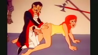 Funny retro porn cartoon