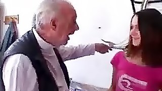 Adorable Teen Gets Fucked By An Old Man