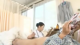 Big Boobed Asian Nurse Gives This Patient A Helluva Ride