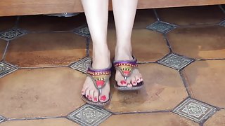 Sexy indian feet..