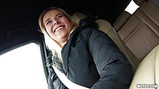 Stranded Coeds - Flirty Blondie Copulated In Car 1 - Nikky Dream