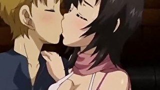 Dirty anime porno with slutty brunette wench getting her ass licked  a lot