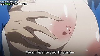 Hentai Sex With Stunning Large-Breasted Teenagers - Cum Load