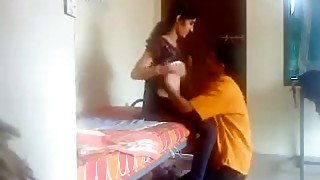 Hot Desi chick pulls down jeans to ride stiff dick of her BF