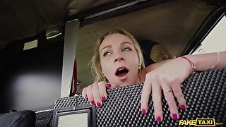 Cabbie screwed cheating blondie Angel Emily