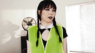 Kyle Mason punished goth girl with hard fuck