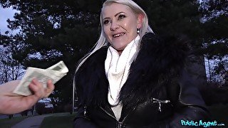 Superb czech MILF Alexa takes my cash for hot sex in the basement