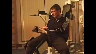 Russian FFM Gym Fuck