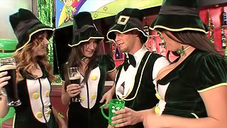 Awesome Saint Patrick's Day orgy with lusty Amy Brooke