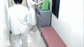 Japanese naughty nurse gets a hardcore surprise fuck