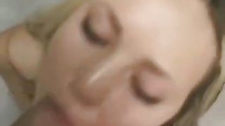 Blue eyed blonde immature hot POV sex