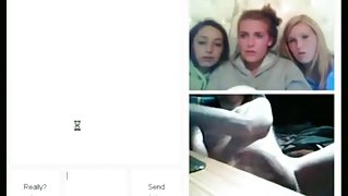 Crazy guy flashes his dick to random girls on omegle