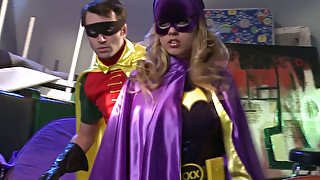 Funny cosplay turns into kinky FFM threesome fuck video