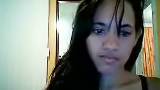 Ebony Teen Masturbates For the Webcam