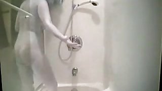 Overweight shower spy