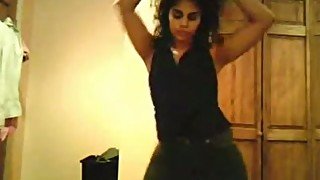 Sexy Latina teased my buddy with a mesmerizing and cock hardening dance